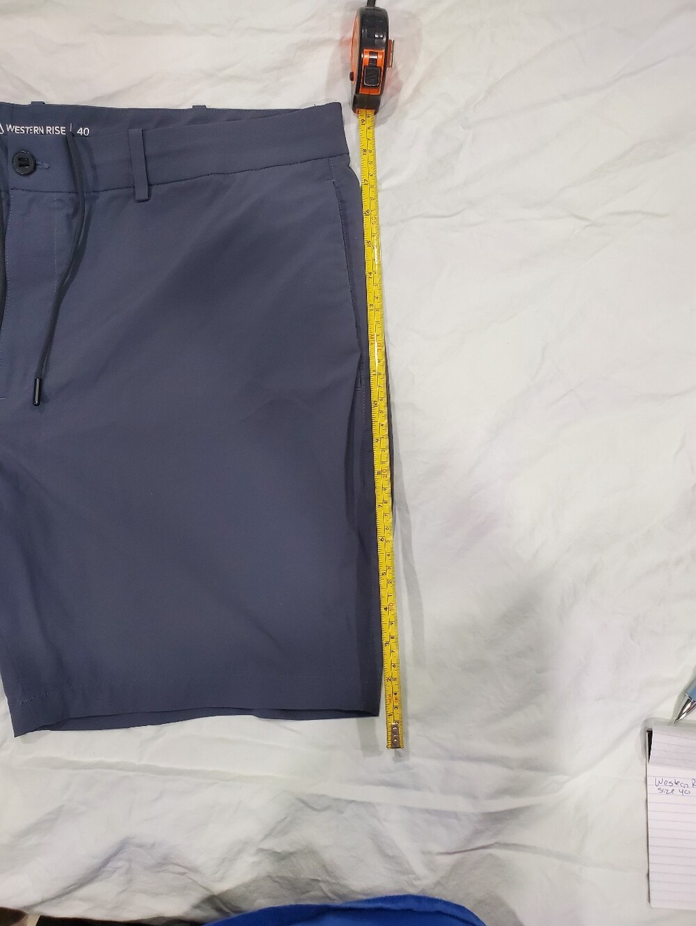 Western Rise Evolution Shorts Slate Blue Gray Tech Performance Men's Size 40 - Picture 7 of 7